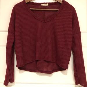 Crop sweater.